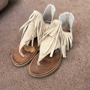 Not Rated Fringe Sandals
